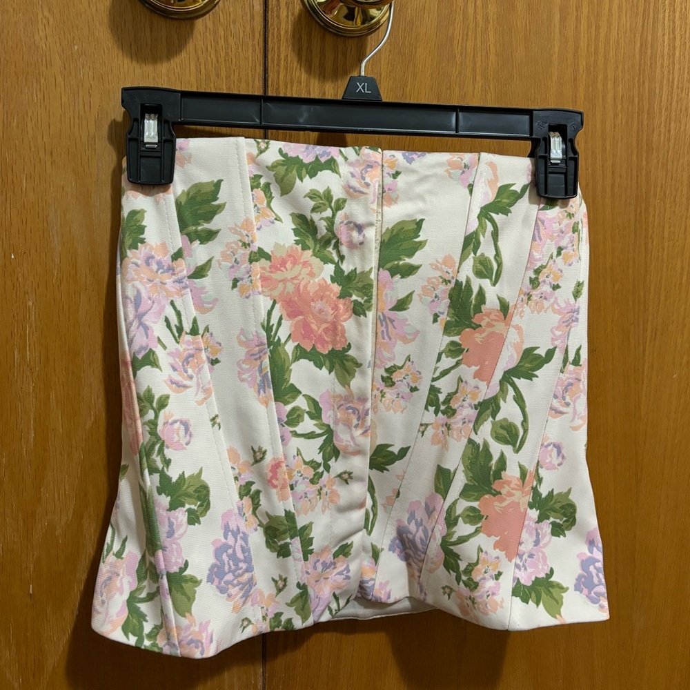 Zara Floral Corset Top